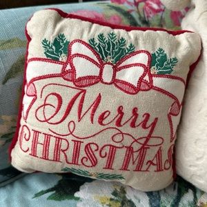 Merry Christmas Mini Pillow
